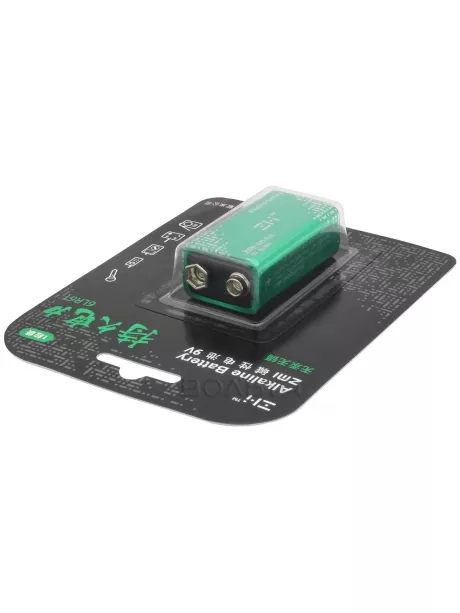 батарейка крона ZMI 6LR61 alkaline battery 9V 
