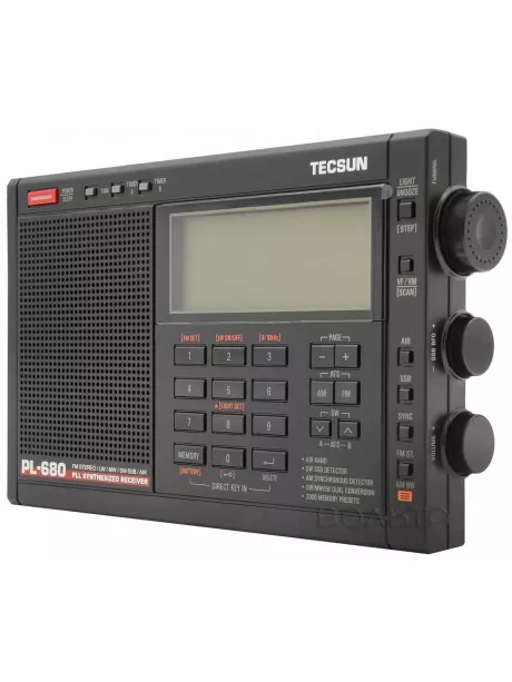 Цифровой радиоприемник с авиадиапазоном Tecsun PL-680 (export version) black