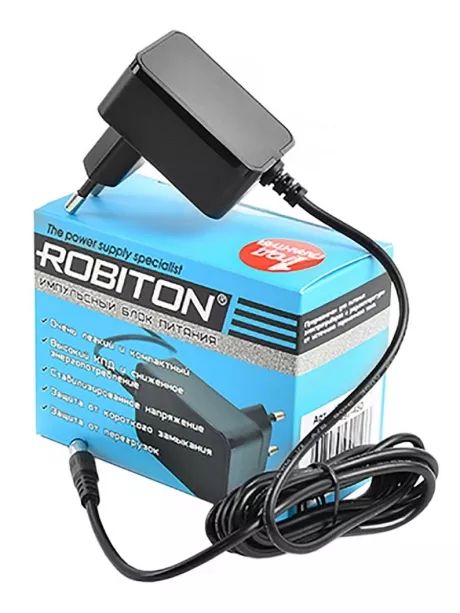 блок питания для Wi-Fi роутеров Robiton IR12-24W 4,0x1,7/12 (+) черный