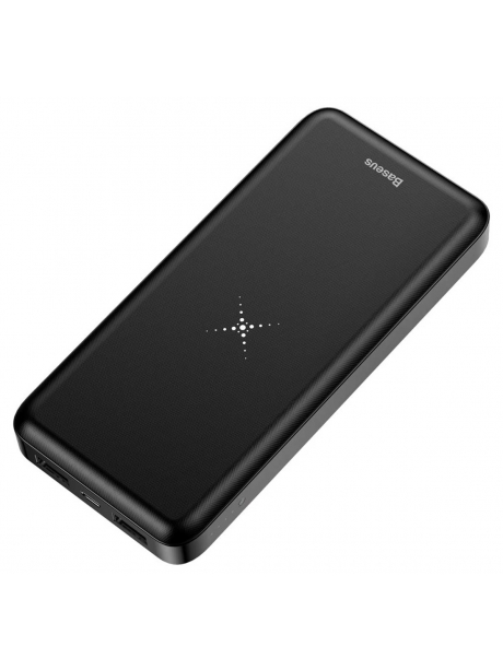 внешний аккумулятор с беспроводной зарядкой Baseus M36 Wireless Charger Powerbank 10000mAh black