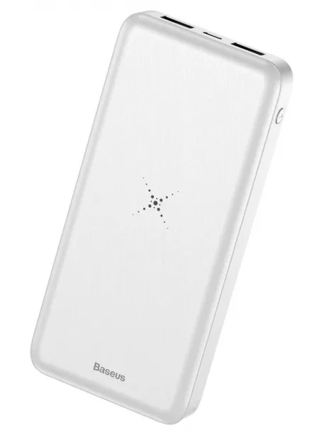 внешний аккумулятор с беспроводной зарядкой Baseus M36 Wireless Charger Powerbank 10000mAh white