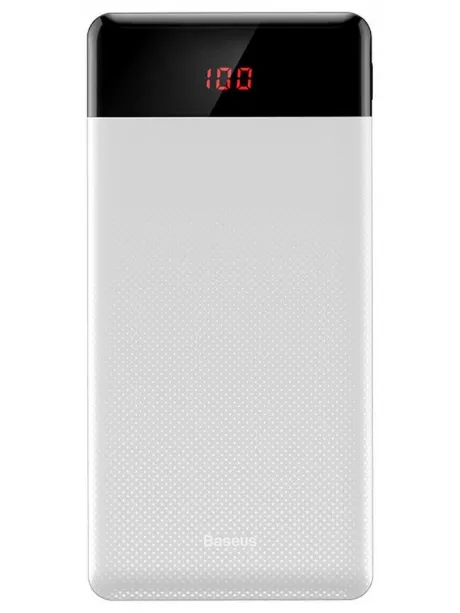 Power Bank Baseus Mini Cu digital display Power Bank 10000mAh white