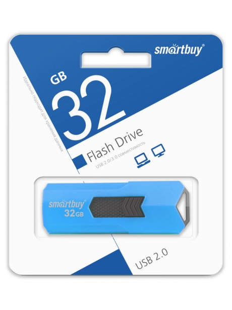 флешка USB SmartBuy STREAM 32Gb blue