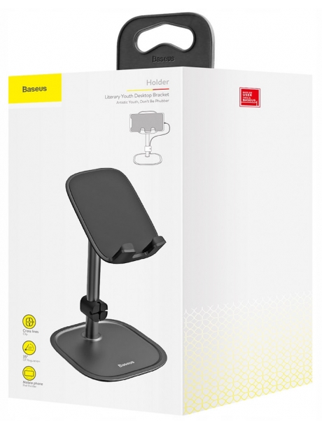 подставка для телефона и планшета Baseus Literary youth desktop bracket black