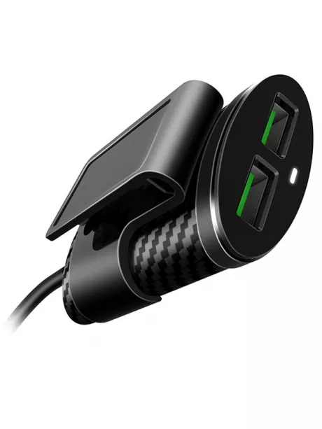 автомобильное зарядное устройство LDNIO Двойное АЗУ C502 4USB*5,1A black