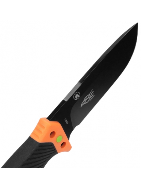 туристический нож с огнивом и точилкой Ganzo G803 orange