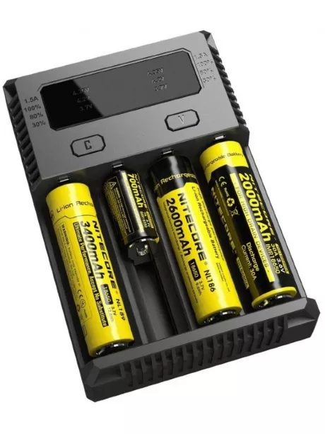 универсальное зарядное устройство на 4 канала NiteCore NEW I4  Intellicharge V2 