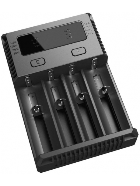 универсальное зарядное устройство на 4 канала NiteCore NEW I4  Intellicharge V2 