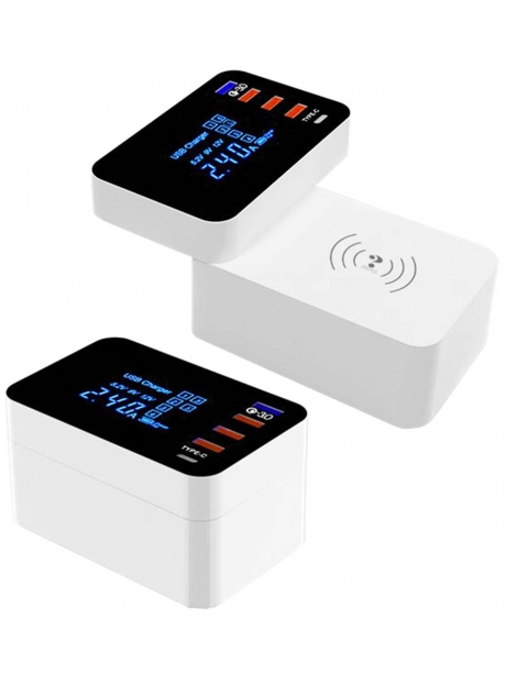 настольное зарядное устройство Wisdom YC-CDA33WQ white