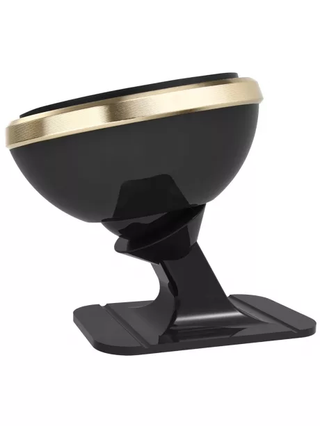 магнитный автомобильный держатель на торпедо Baseus 360 Rotation Magnetic Mount gold