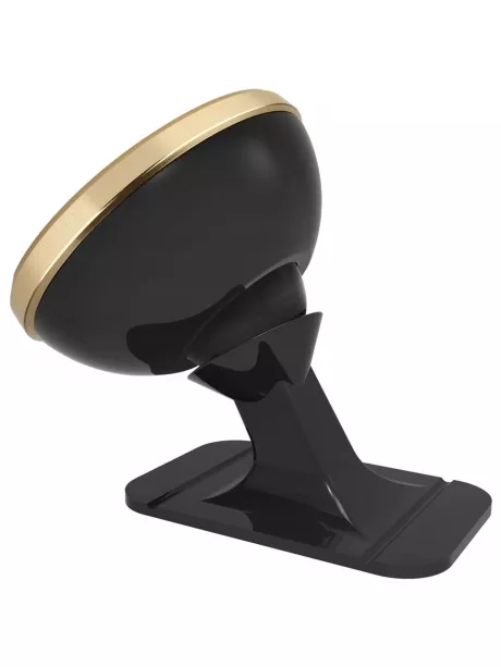 магнитный автомобильный держатель на торпедо Baseus 360 Rotation Magnetic Mount gold