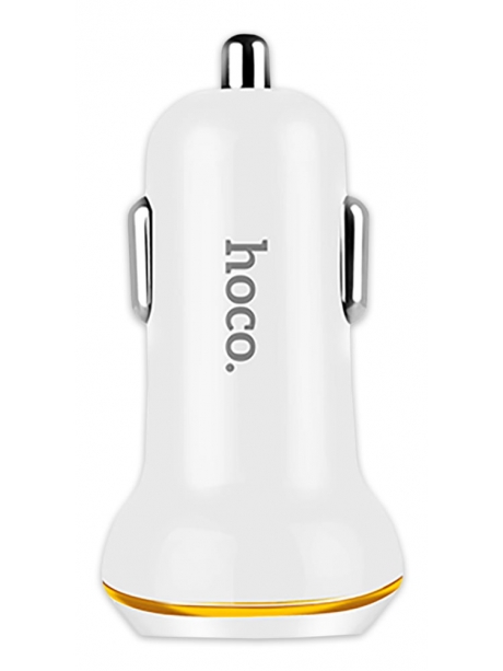 автомобильное зарядное устройство Hoco Z1 2USB 2.1A white