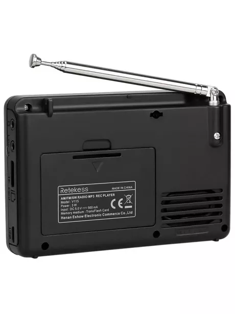 цифровой радиоприемник FM с mp3 плеером Retekess V115 