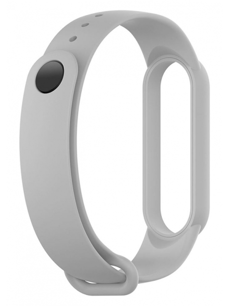 силиконовый ремешок Xiaomi для Mi Band 5 серый