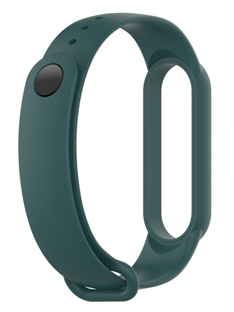 силиконовый ремешок Xiaomi для Mi Band 5 темно-бирюзовый