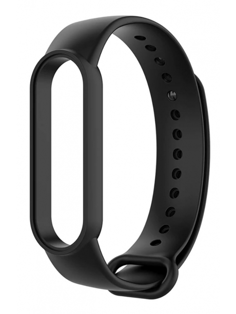 силиконовый ремешок Xiaomi для Mi Band 5 черный
