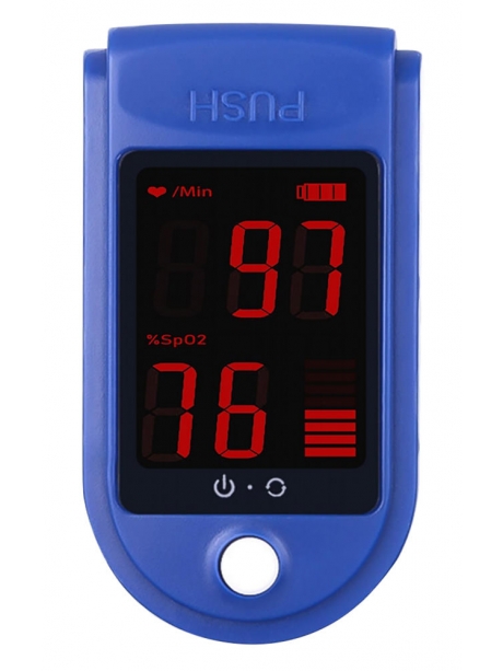 пульсоксиметр напалечный Aiqura AD807 монохромный дисплей 