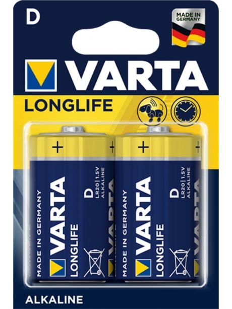 батарейка Varta LR20/D LONGLIFE 2BL 