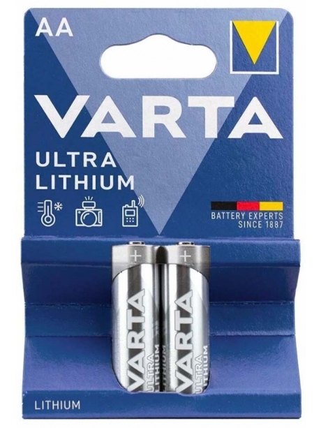 батарейки (2 шт.) Varta FR6/AA ULTRA LITHIUM 6106-2BL 