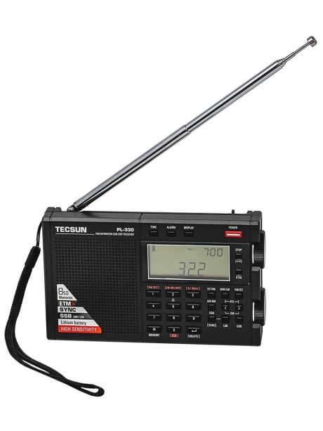 цифровой радиоприемник с хорошим приемом Tecsun PL-330 (export version) black