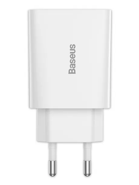 быстрая сетевая зарядка для iPhone Baseus Speed Mini Quick Charger 1C 20W white