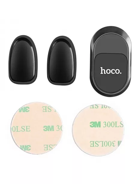 магнитный держатель на 3М скотче для дома и машины Hoco PH19 Mysterious multi-function magnetic holder black