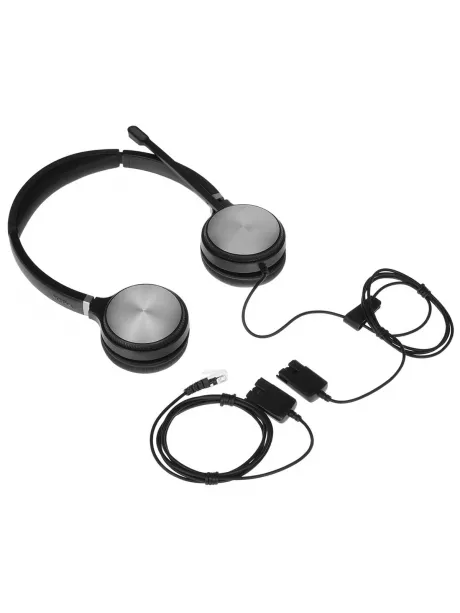 профессиональная RJ9 гарнитура для SIP телефона Yealink YHS36 Dual 