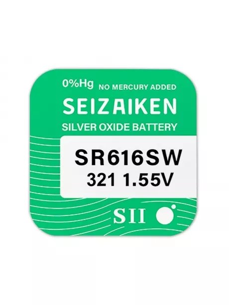 батарейка для часов SEIZAIKEN SR-616 SW/321 
