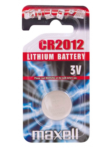 часовая батарейка Maxell CR2012-1BL 