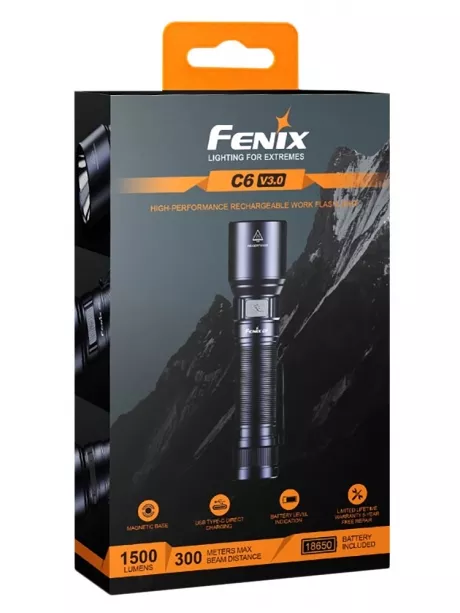светодиодный фонарь Fenix C6 V3.0 black