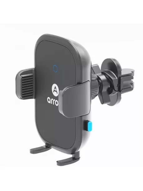 автомобильный держатель с беспроводной зарядкой Arroys Vent-W2 Auto 15W black