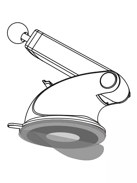 автомобильный держатель Arroys Dash-W2 Auto 15W black