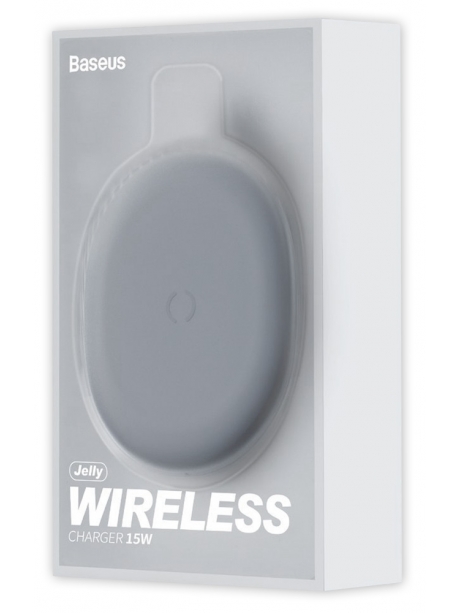 беспроводная зарядка для телефона Baseus Jelly wireless charger 15W black