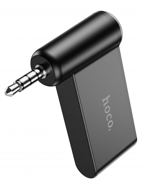 bluetooth AUX аудиоадаптер Hoco E58 Magic music car AUX BT receiver black