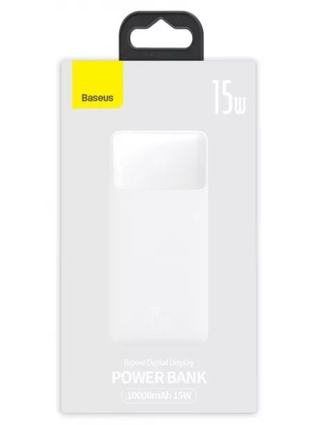 внешний аккумулятор Baseus Bipow Digital Display Power bank 10000mAh 15W white