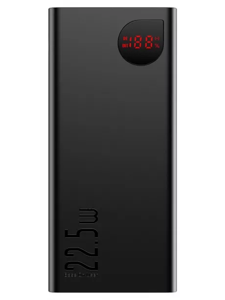 внешний аккумулятор Baseus Adaman Metal Digital Display QC Power Bank 20000mAh 22.5W black