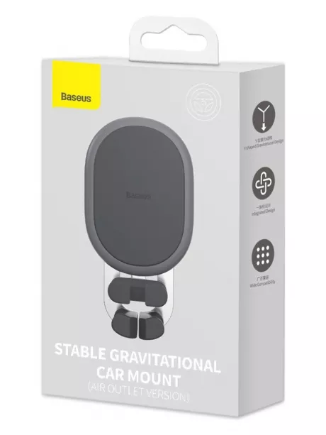 автомобильный держатель Baseus Stable Gravitational Car Mount black