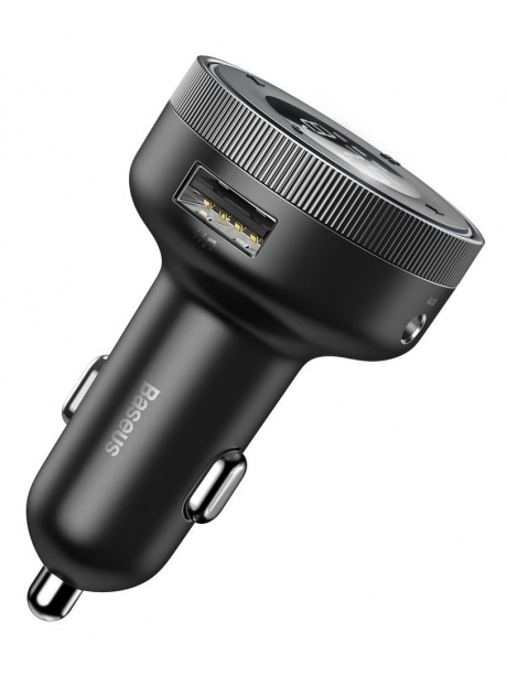 автомобильная зарядка с bluetooth FM трансмиттером Baseus Enjoy Car Wireless MP3 Charger (Wireless 5.0+5V/3.4A) black