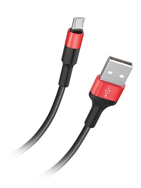 кабель передачи данных Hoco X26 Xpress micro 1m black &amp; red