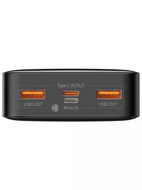 внешний аккумулятор Baseus Bipow Digital Display Power bank 20000mAh 20W black