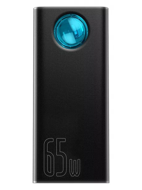 внешний аккумулятор с подсветкой и Power Delivery Baseus Amblight Digital Display Quick Charge Power Bank 30000mAh black