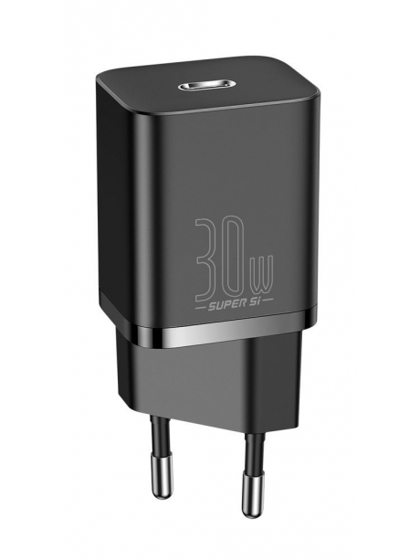 сетевое зарядное устройство USB type C Baseus Super Si quick charger IC 30W black