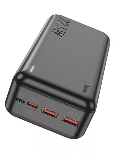 внешний аккумулятор с быстрой зарядкой Hoco J101B Astute 22.5W fully compatible power bank(30000mAh) black
