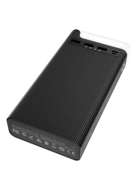 внешний аккумулятор Hoco J62 Jove table lamp mobile power bank(30000mAh) black