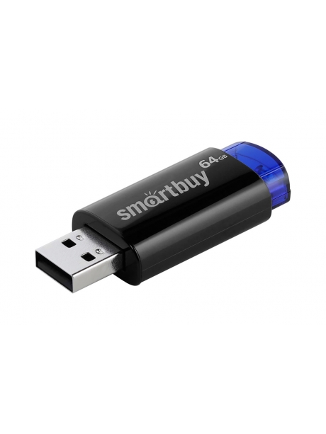 флешка USB SmartBuy Click 64GB black blue