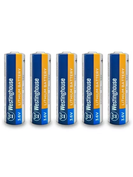 литиевые батарейки 3.6 В Westinghouse ER 14505 (AA) 5шт. 