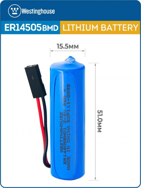 батарейки 3.6 В с коннектором Dupont 2,54 (BLS-2) Westinghouse ER 14505BMD1 (AA) connector 3шт. 