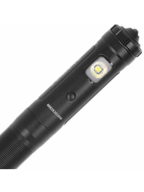 ручка тактическая с фонарём и стеклобоем Fenix T6 black