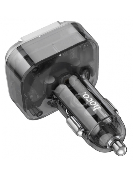 FM трансмитер с bluetooth Hoco E75 Bravery PD30W+QC3.0 car BT FM transmitter jazz black