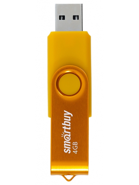 флешка USB SmartBuy Twist 4Gb yellow